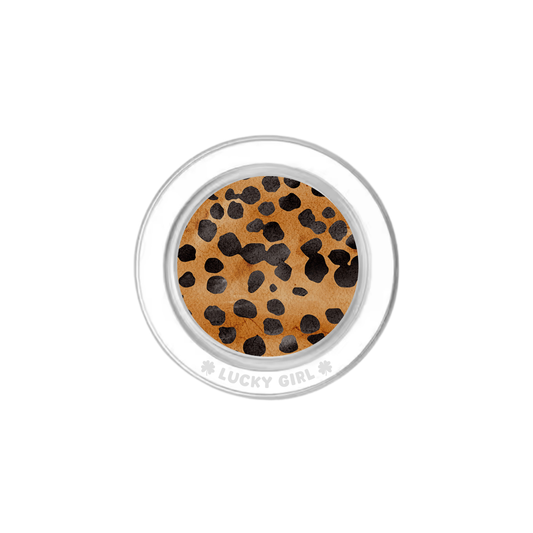 Amber Cheetah Phone Grip Insert