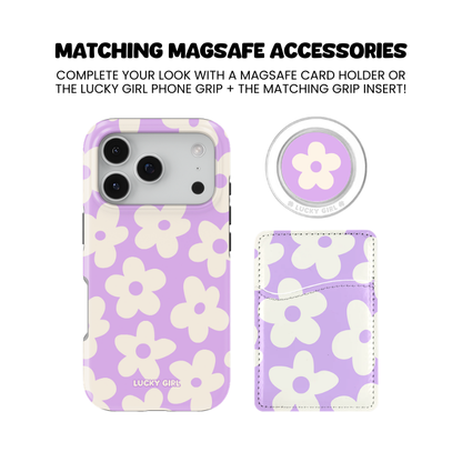Lilac Big Blooms Phone Case