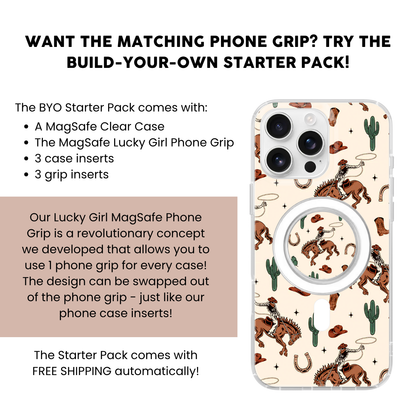 Classic Cowboy Clear Case Insert