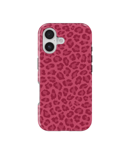 Black Cherry Leopard MagSafe Phone Case