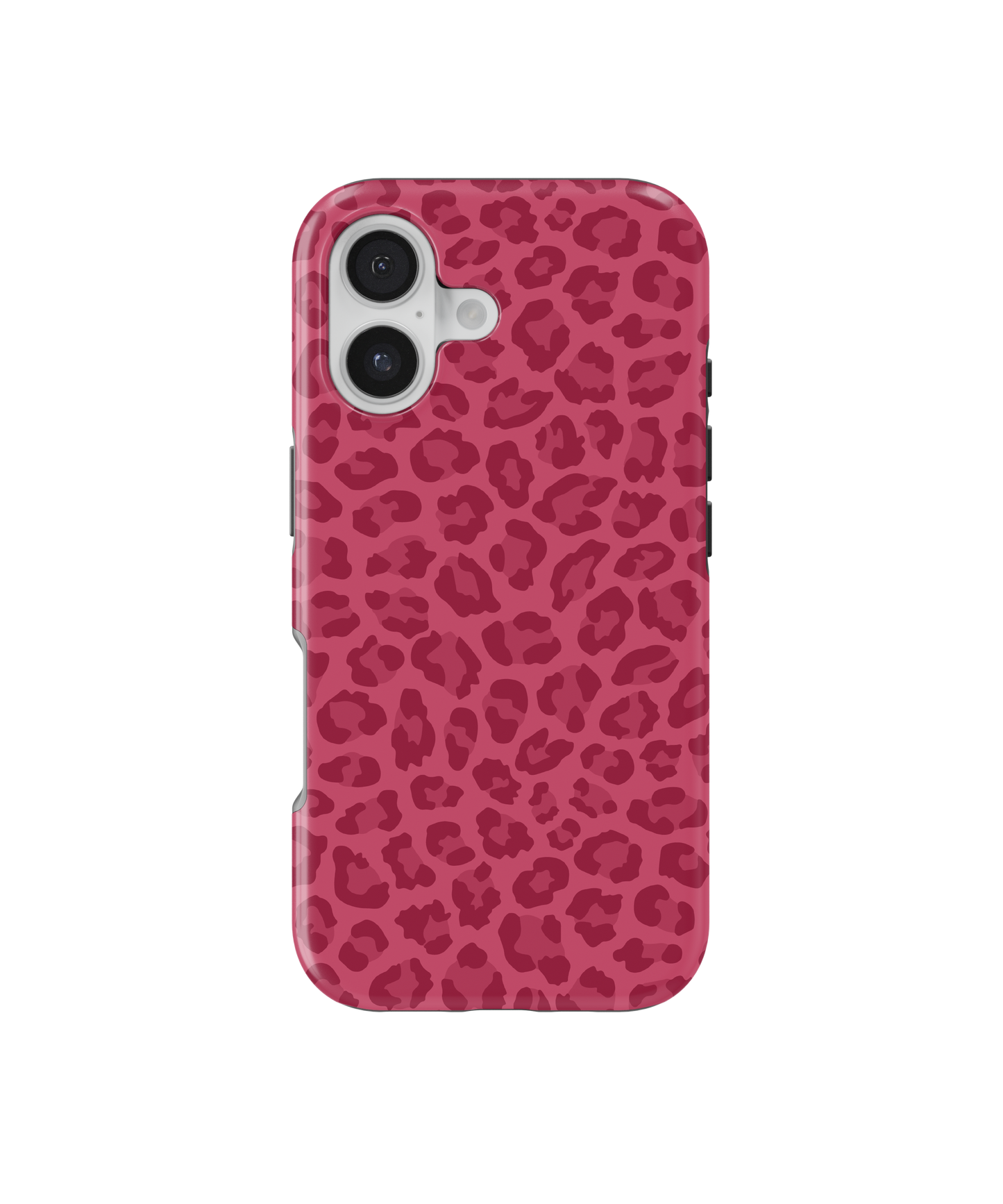 Black Cherry Leopard MagSafe Phone Case