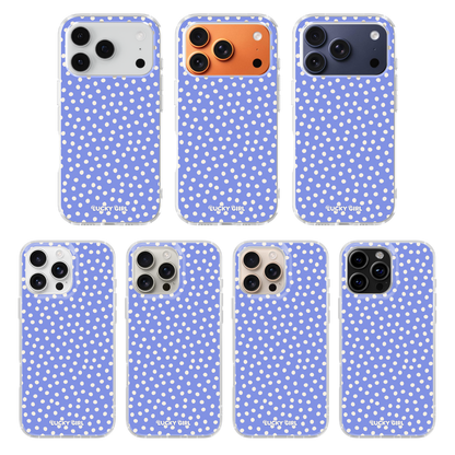 Bluebell Dots Clear Case Insert