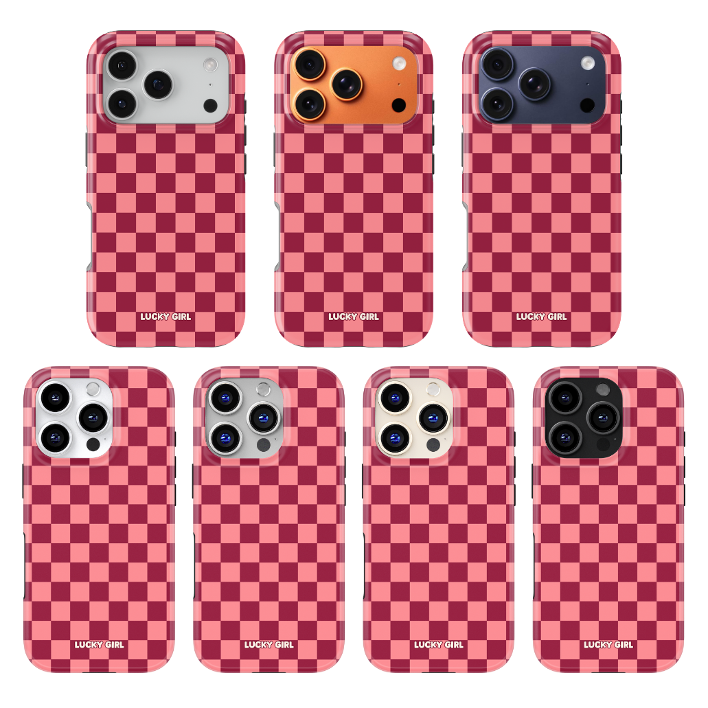 Love Checkers Phone Case