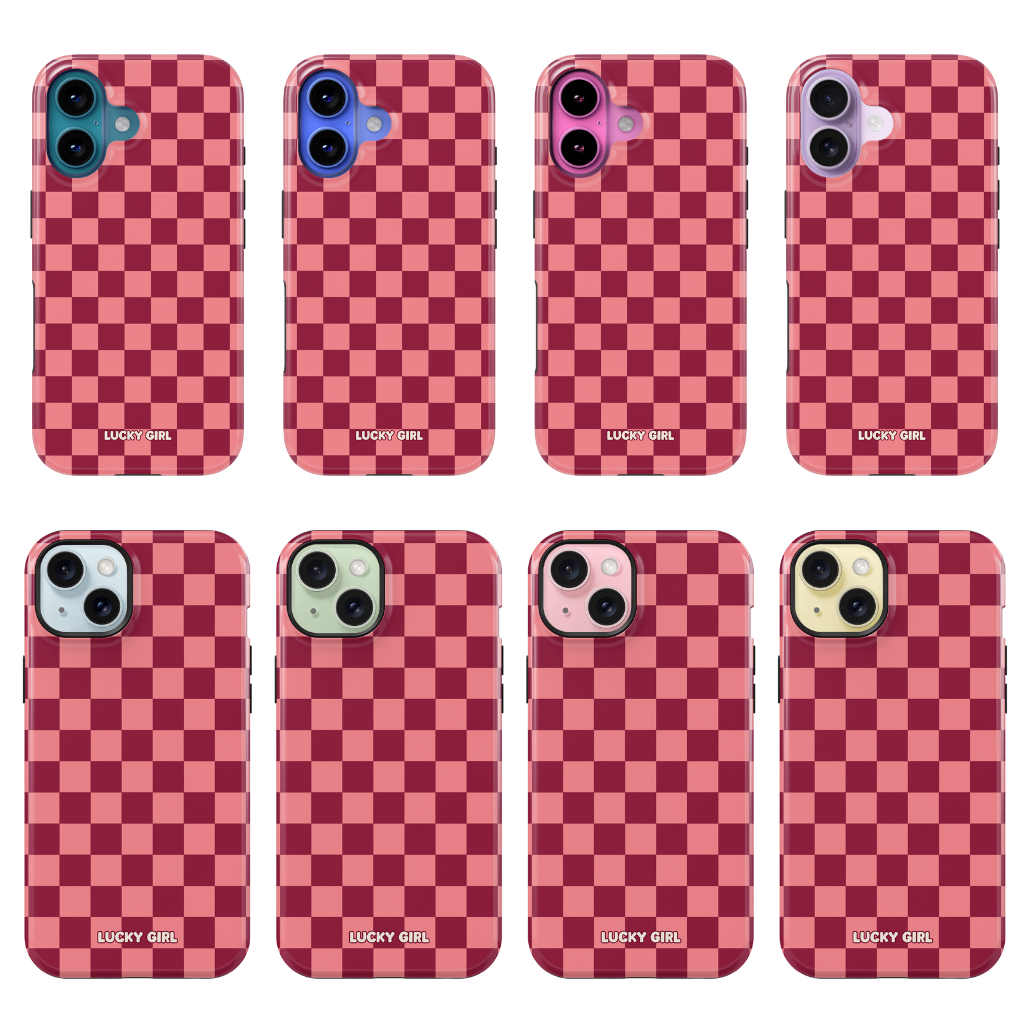 Love Checkers Phone Case