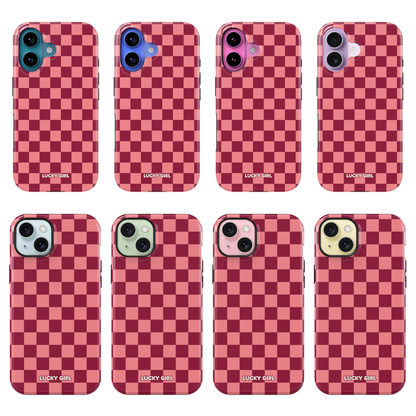 Love Checkers Phone Case