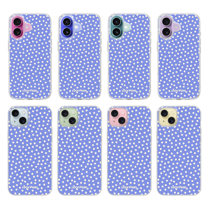 Bluebell Dots Clear Case Insert