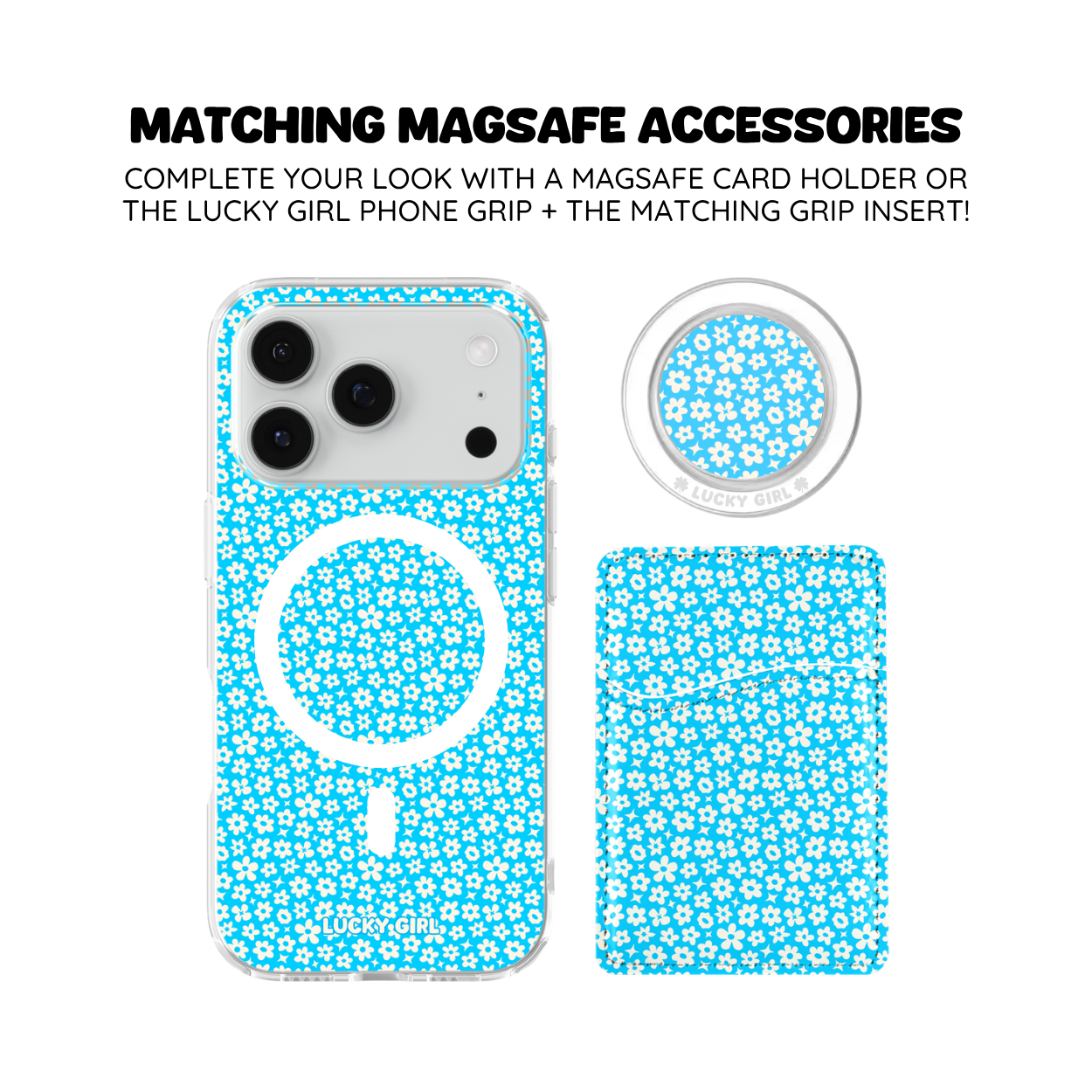 Sky Little Blooms Clear Case Insert