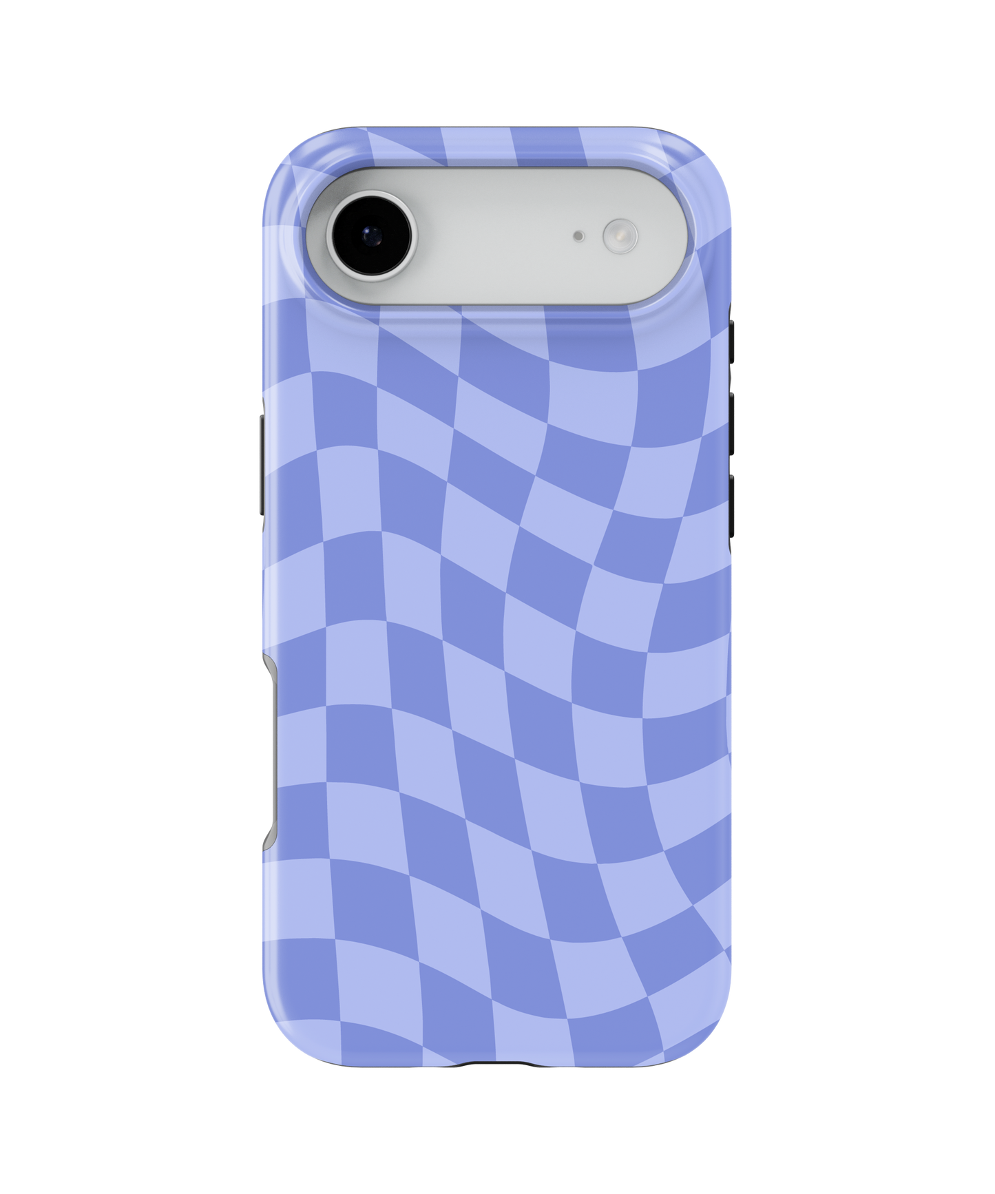 Bluebell Wavy Checkers MagSafe Phone Case