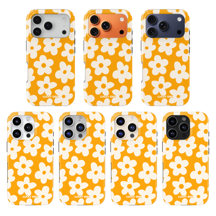 Creamsicle Big Blooms Phone Case