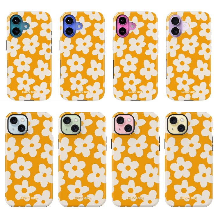 Creamsicle Big Blooms Phone Case