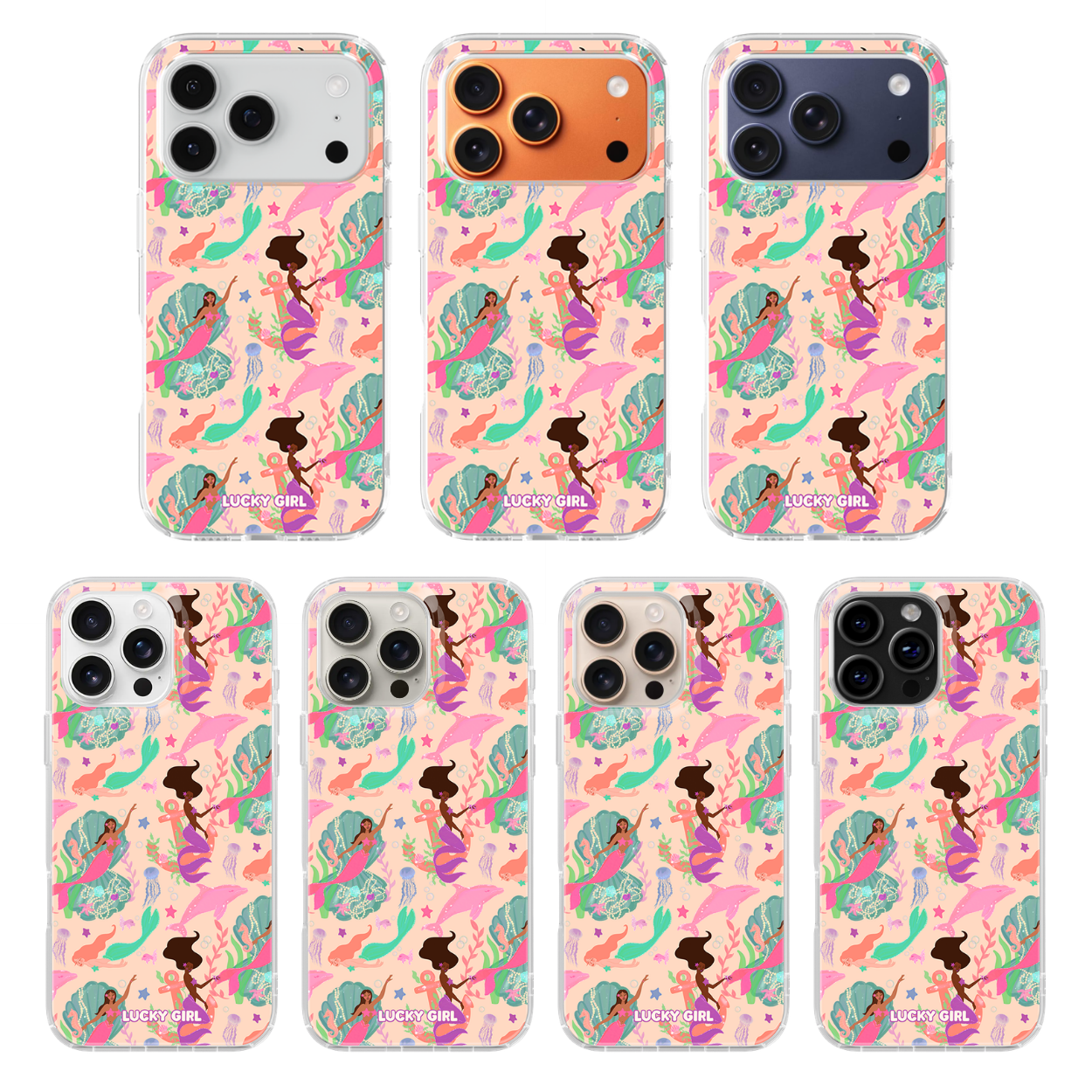 Mermaid Cove Clear Case Insert