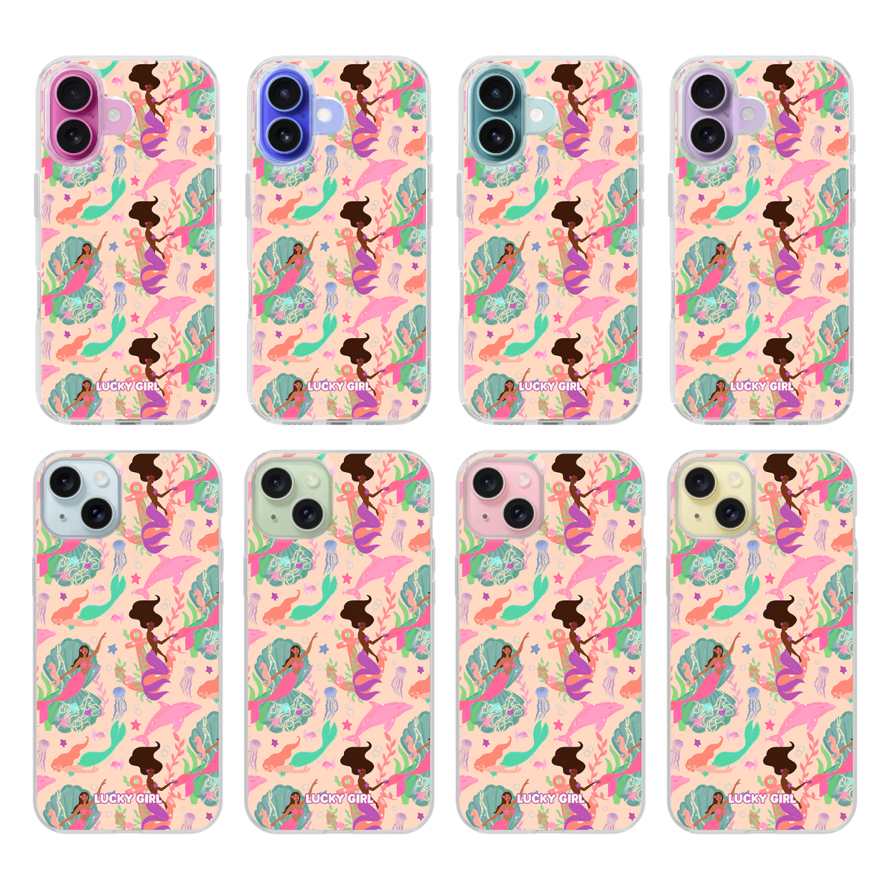 Mermaid Cove Clear Case Insert