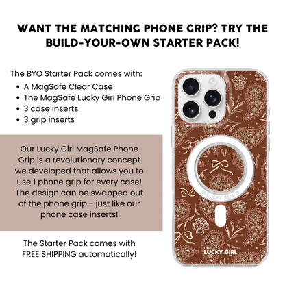 Prairie Paisley Clear Case Insert