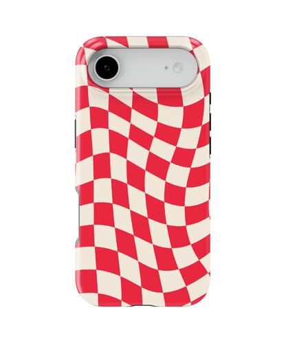 Vermillion Wavy Checkers II MagSafe Phone Case