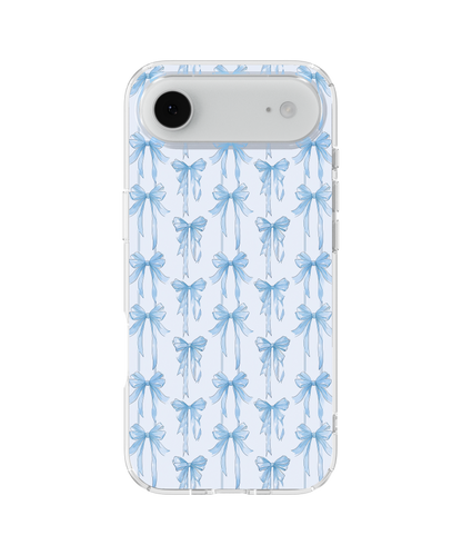 Blue Blushing Bows Clear Case Insert