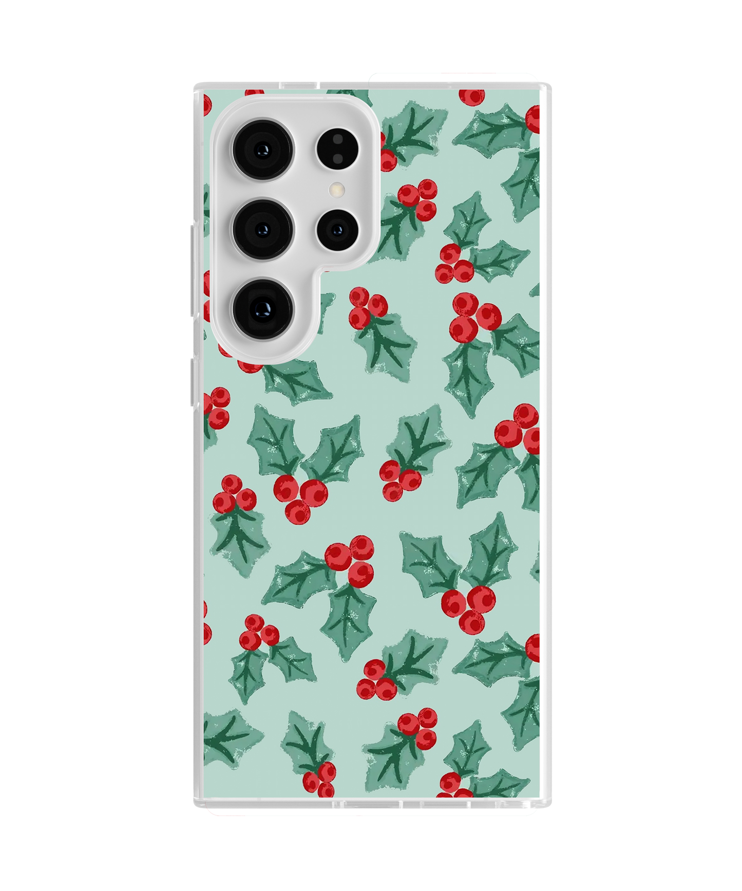 Holly Jolly Clear Case Insert