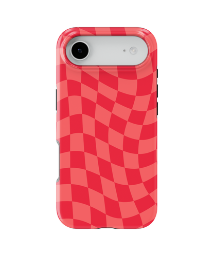 Vermillion Wavy Checkers MagSafe Phone Case