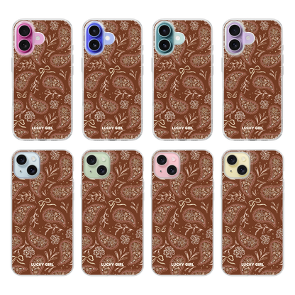 Prairie Paisley Clear Case Insert