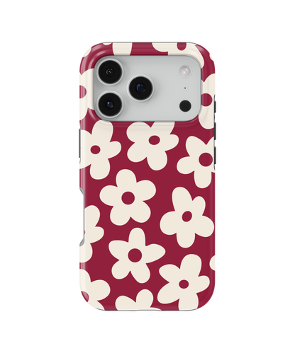 Black Cherry Big Blooms MagSafe Phone Case