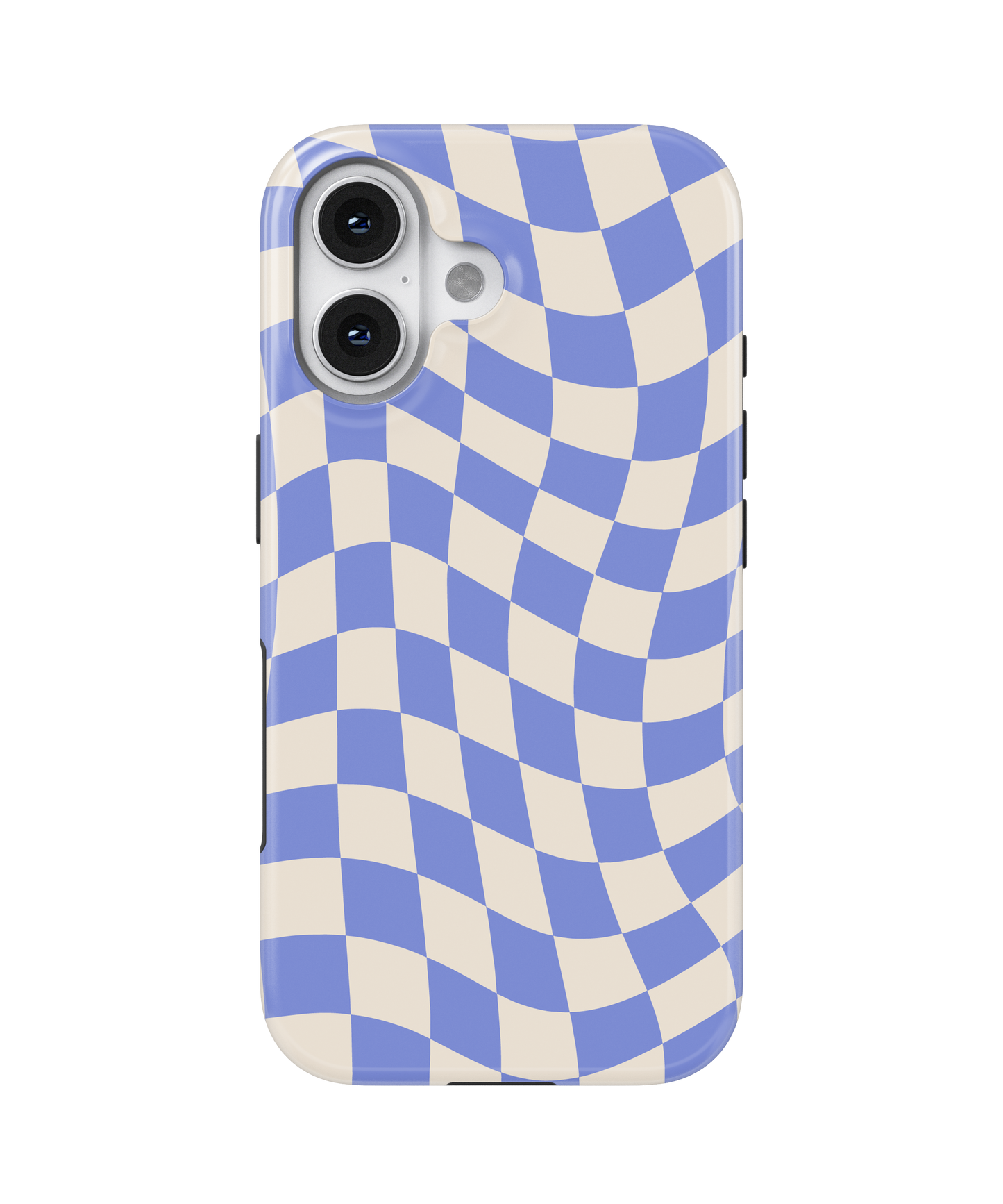 Bluebell Wavy Checkers II MagSafe Phone Case