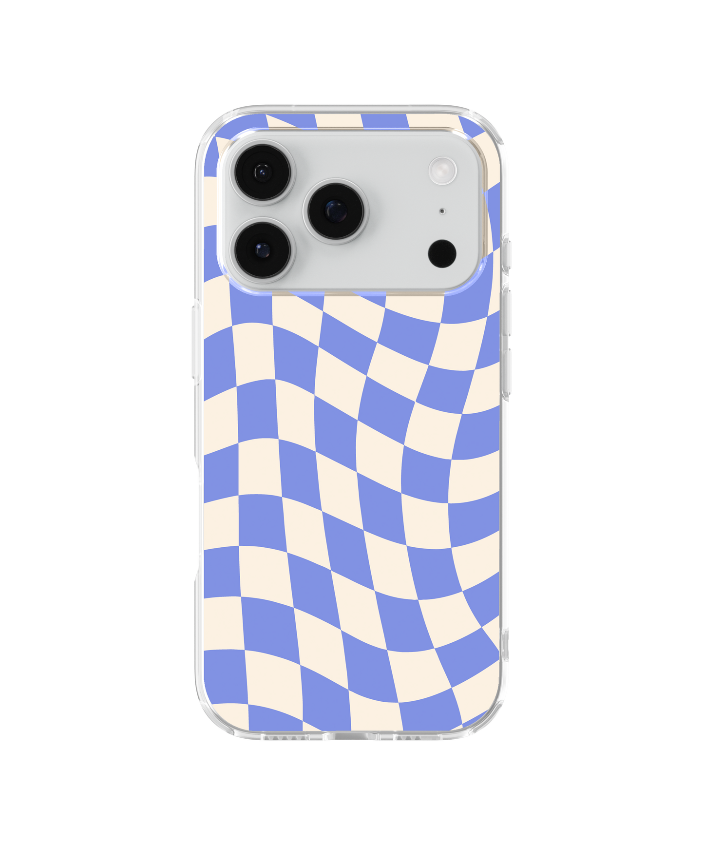 Bluebell Wavy Checkers II Clear Case Insert