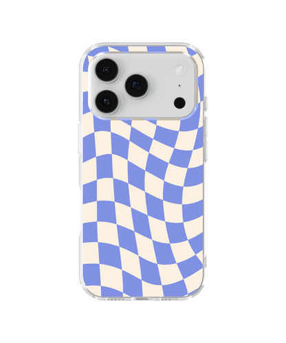 Bluebell Wavy Checkers II Clear Case Insert