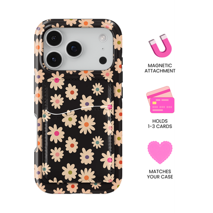 Daisies In The Dark MagSafe Card Holder