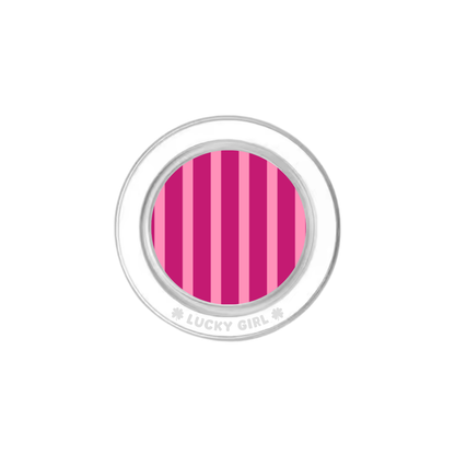 Berry Stripes Phone Grip Insert