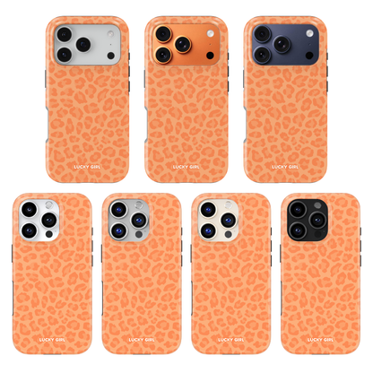 Tangerine Leopard Phone Case