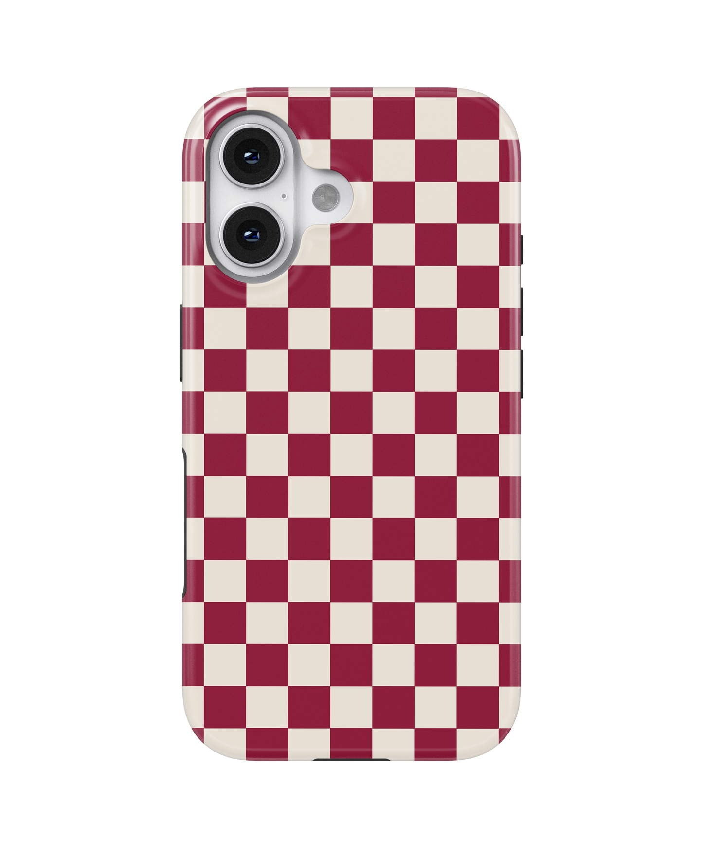 Black Cherry Checkers II MagSafe Phone Case