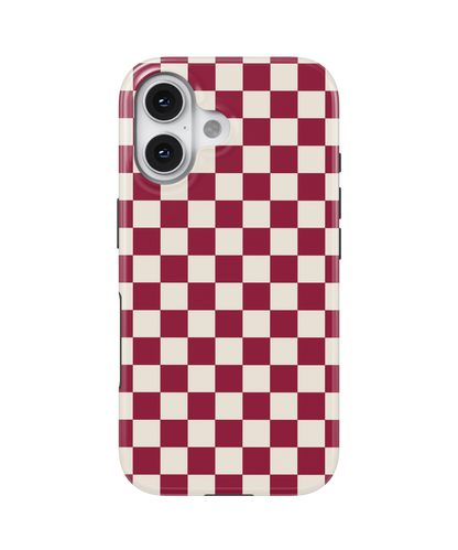 Black Cherry Checkers II MagSafe Phone Case