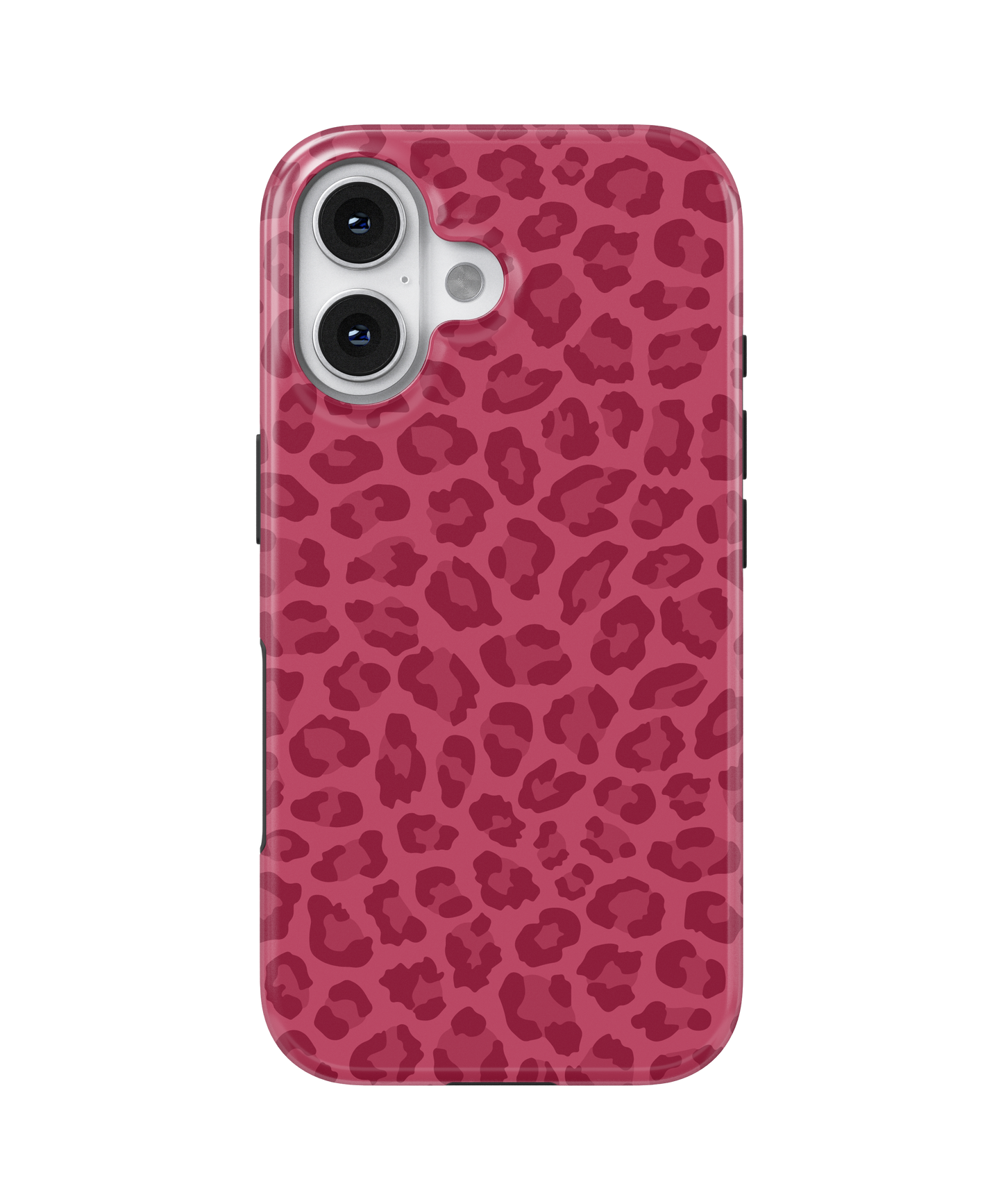 Black Cherry Leopard MagSafe Phone Case