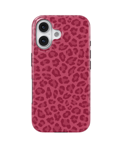 Black Cherry Leopard MagSafe Phone Case