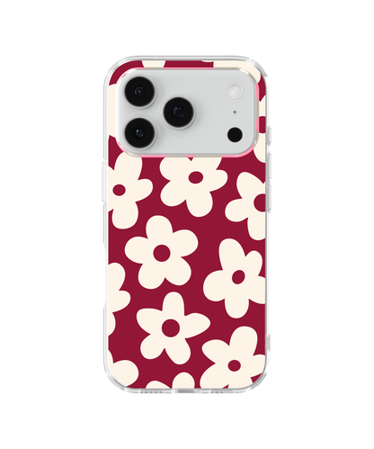 Black Cherry Big Blooms Clear Case Insert