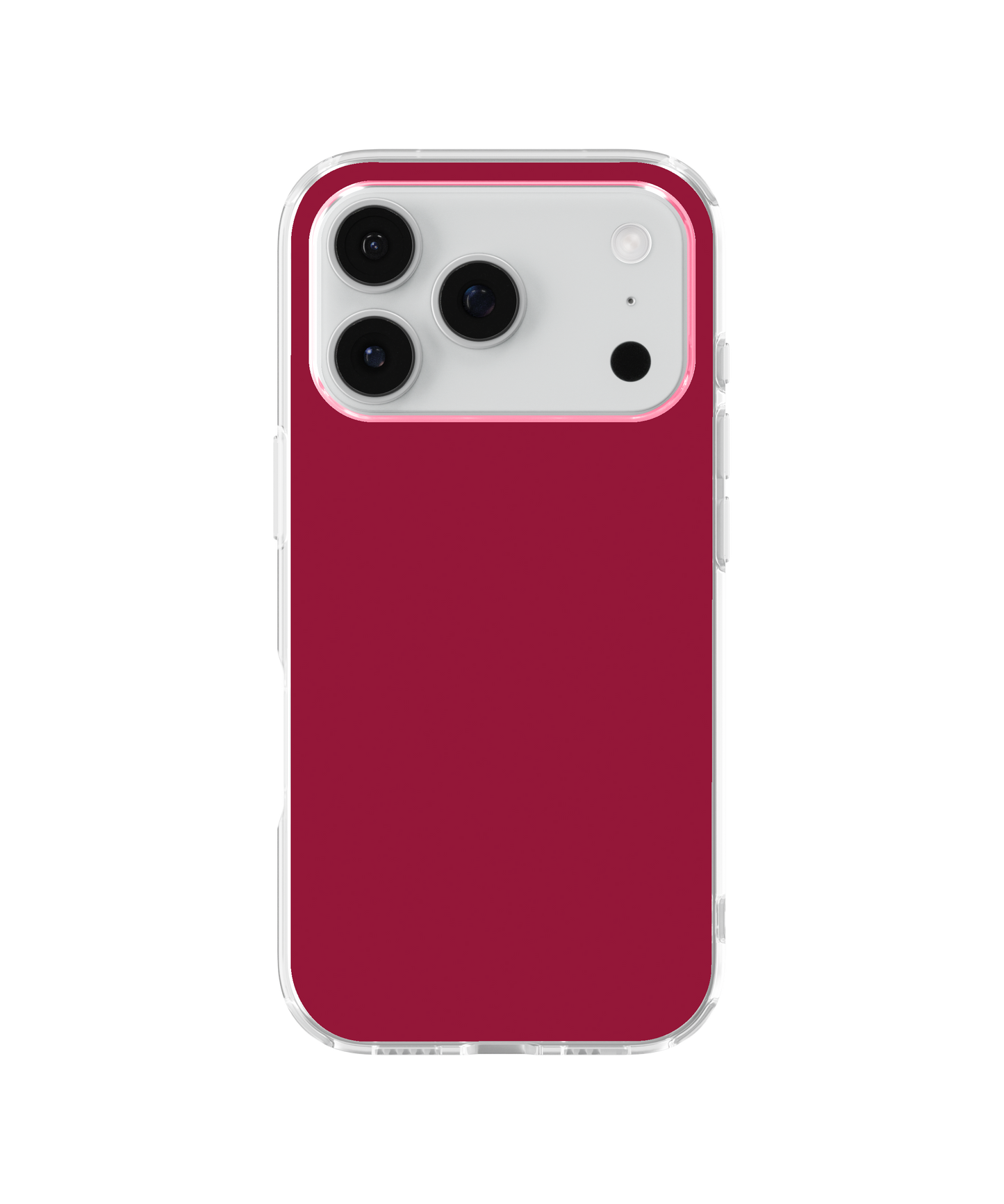 Black Cherry Solids Clear Case Insert