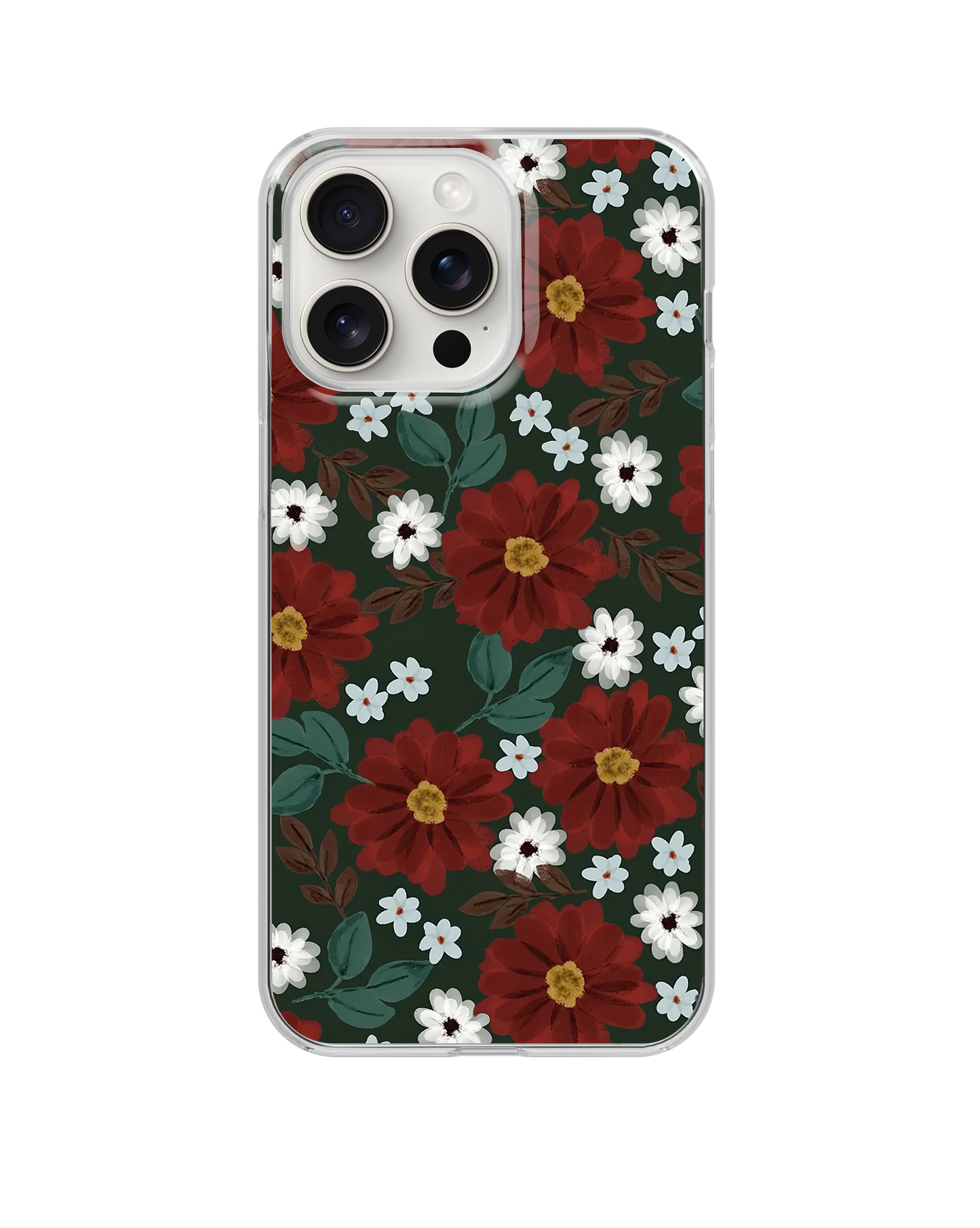 Winter Posy Clear Case Insert