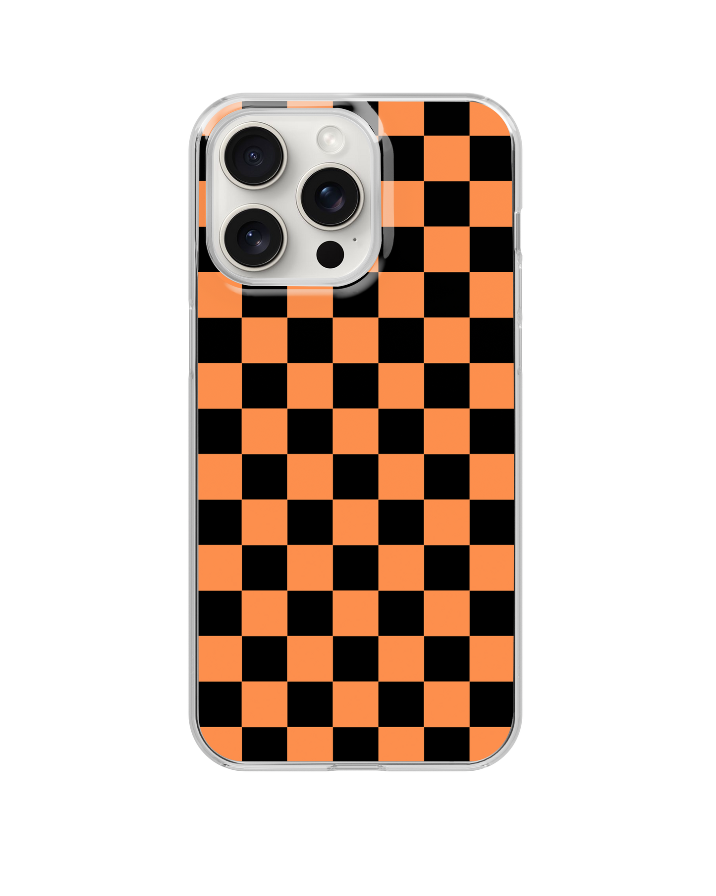 Classic Halloween Checkers Clear Case Insert