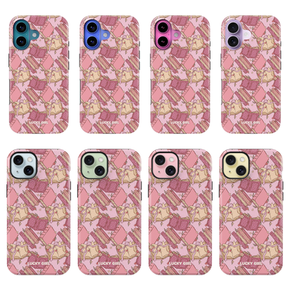 Pink Prose Phone Case