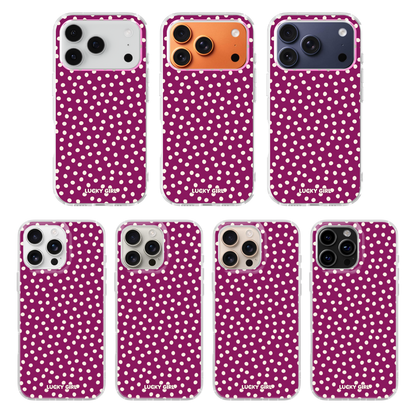 Velvet Dots Clear Case Insert