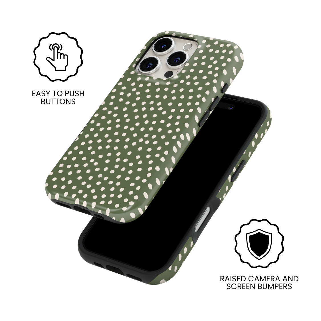 Moss Dots MagSafe Phone Case
