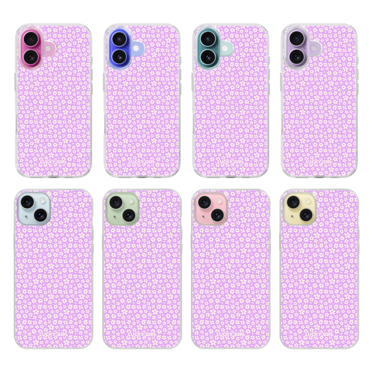 Lavender Little Blooms Clear Case Insert