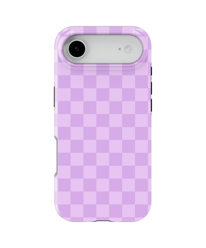 Lilac Checkers MagSafe Phone Case