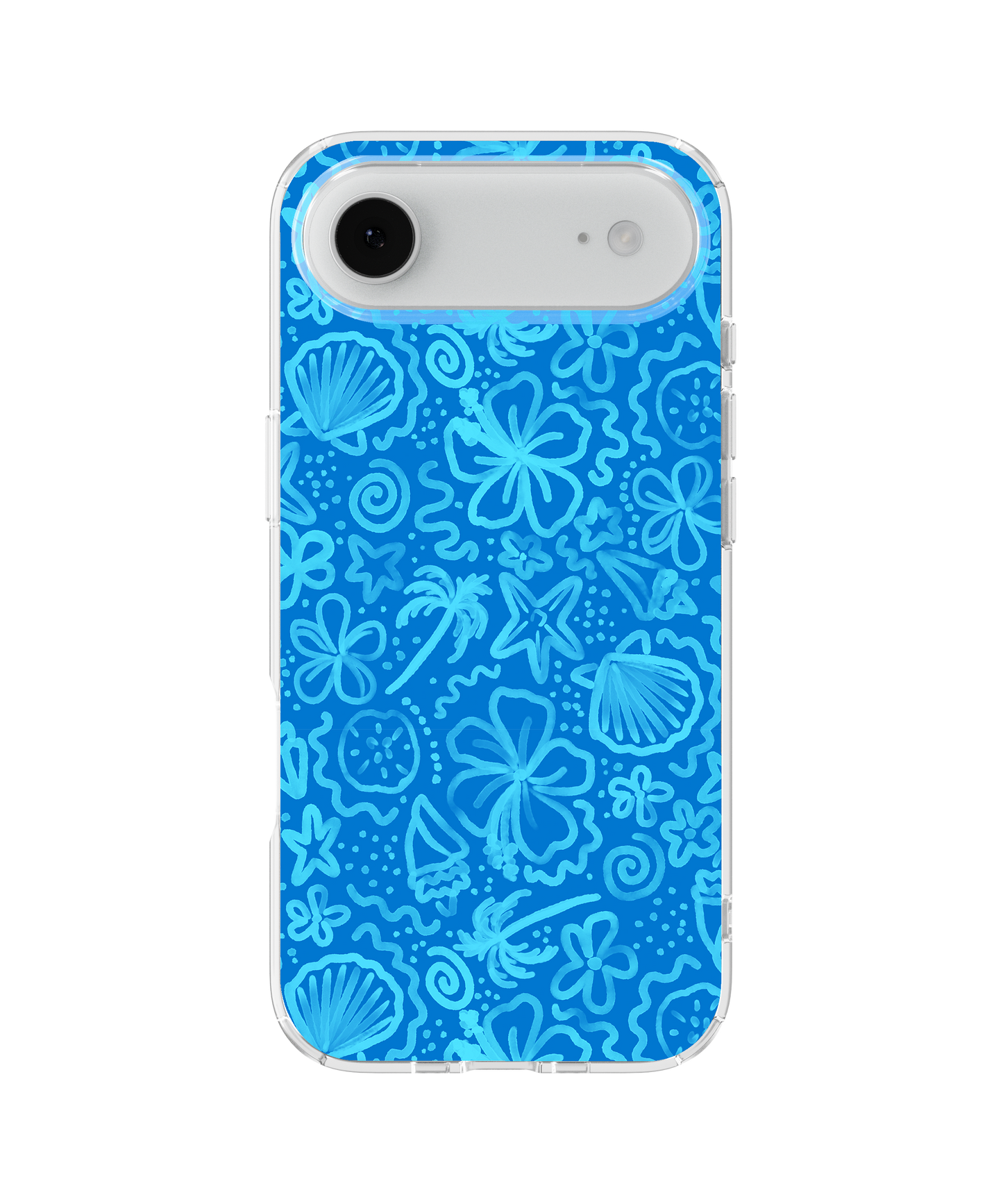 Blue Lagoon Island Doodles Clear Case Insert