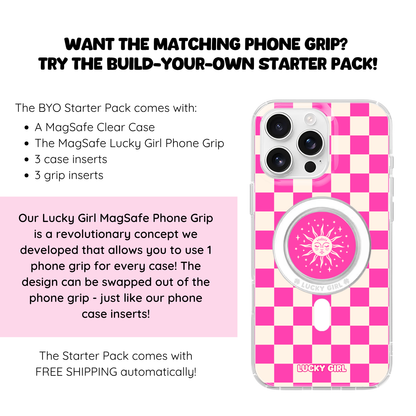 Raspberry Checkers II Clear Case Insert