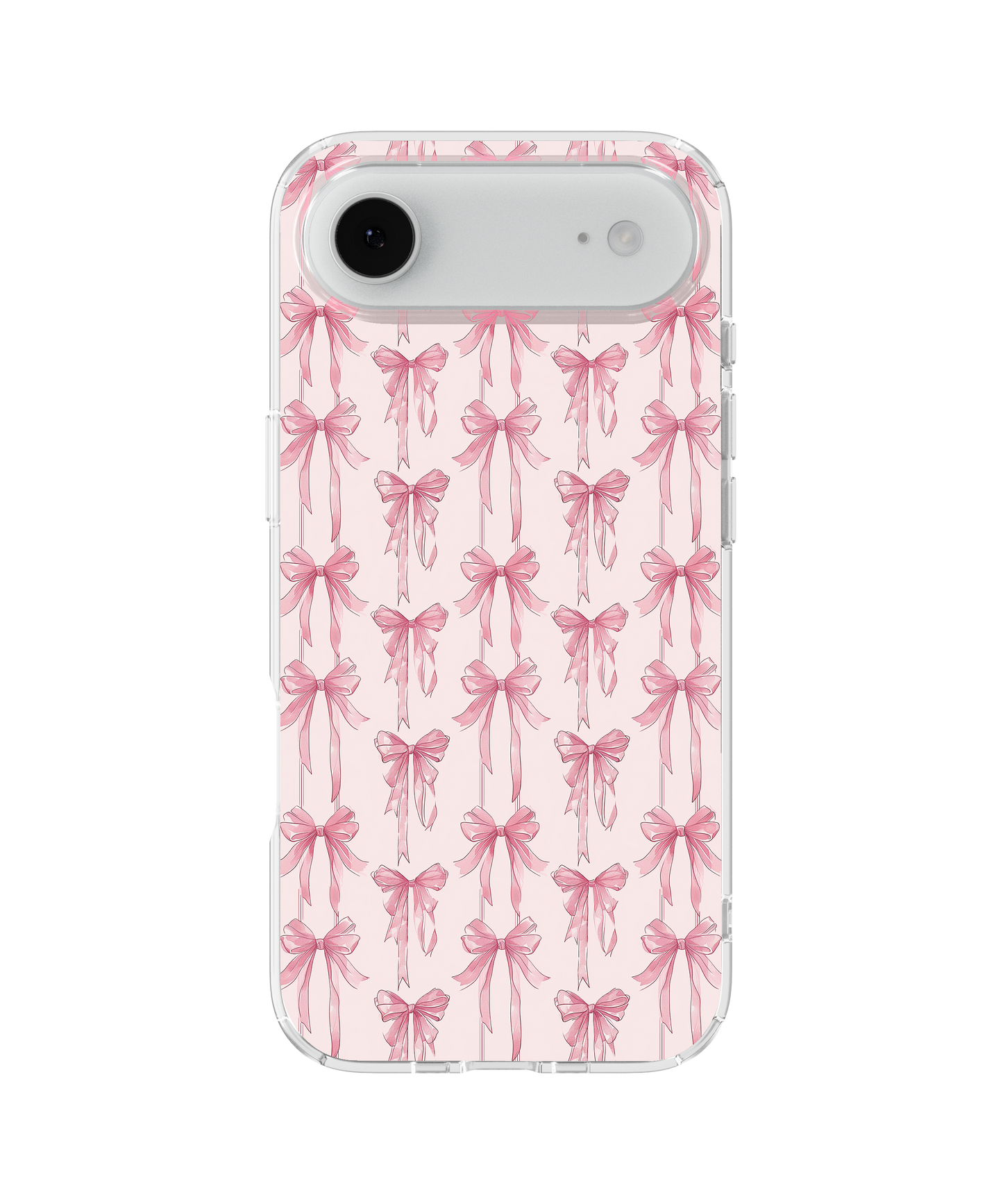 Pink Blushing Bows Clear Case Insert