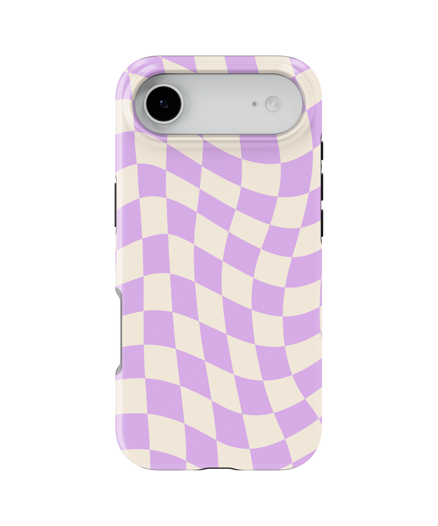 Lilac Wavy Checkers II MagSafe Phone Case