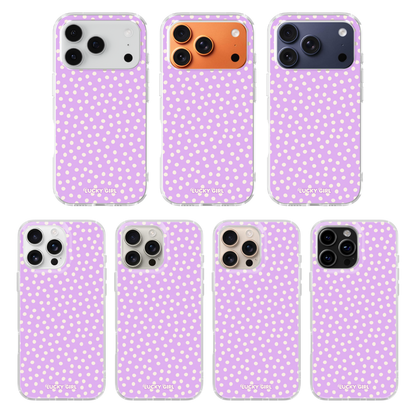 Lilac Dots Clear Case Insert