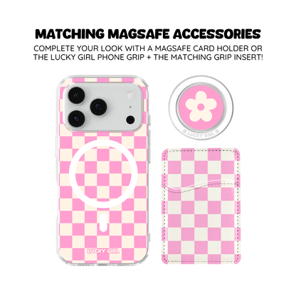 Bubblegum Checkers II Clear Case Insert