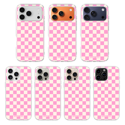 Bubblegum Checkers II Clear Case Insert