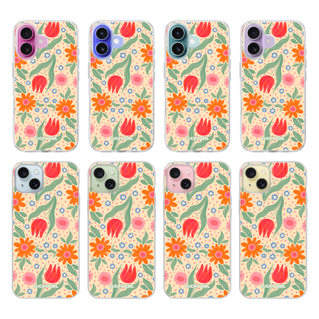 Villa Flora Clear Case Insert